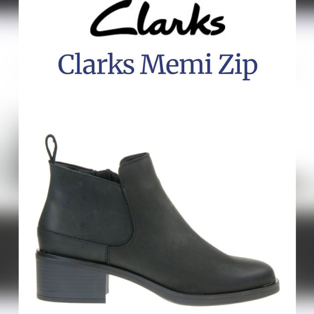 Clarks Memi Zip Women's Chelsea Boot Size 10 NWT